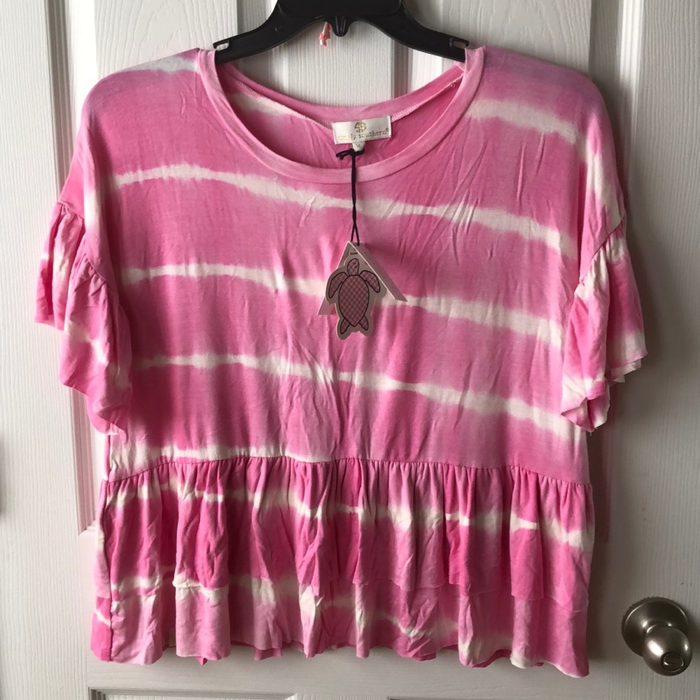 Simply Southern tie-dyed T shirt